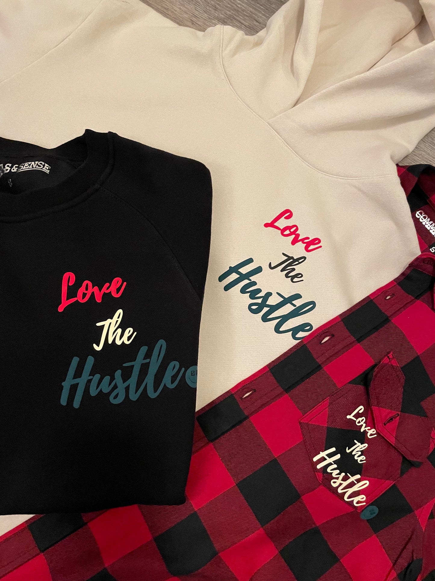 LOVE THE HUSTLE LUMBERJACK