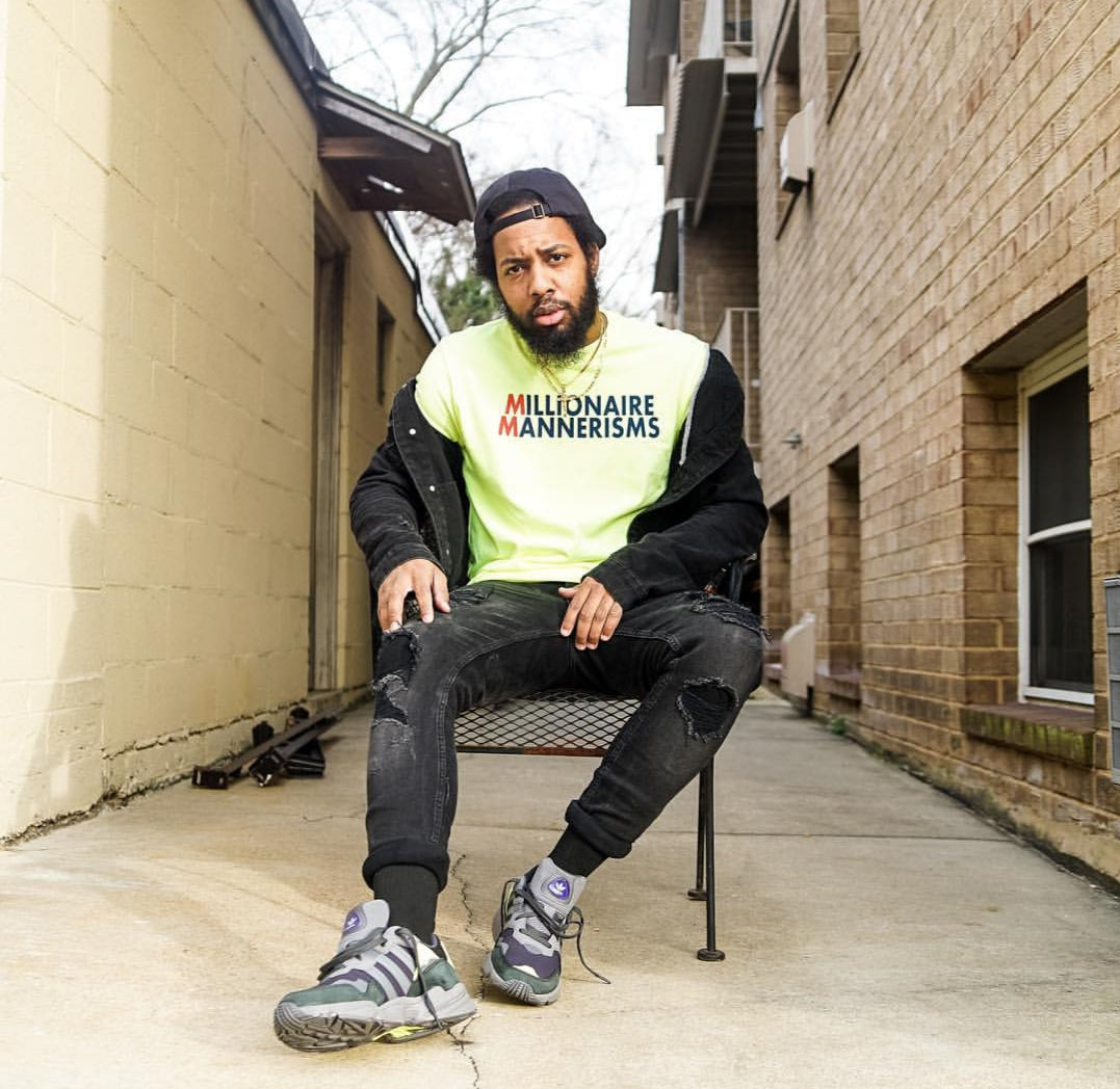 MILLIONAIRE MANNERISMS (FROZEN YELLOW CUSTOM) T-SHIRT