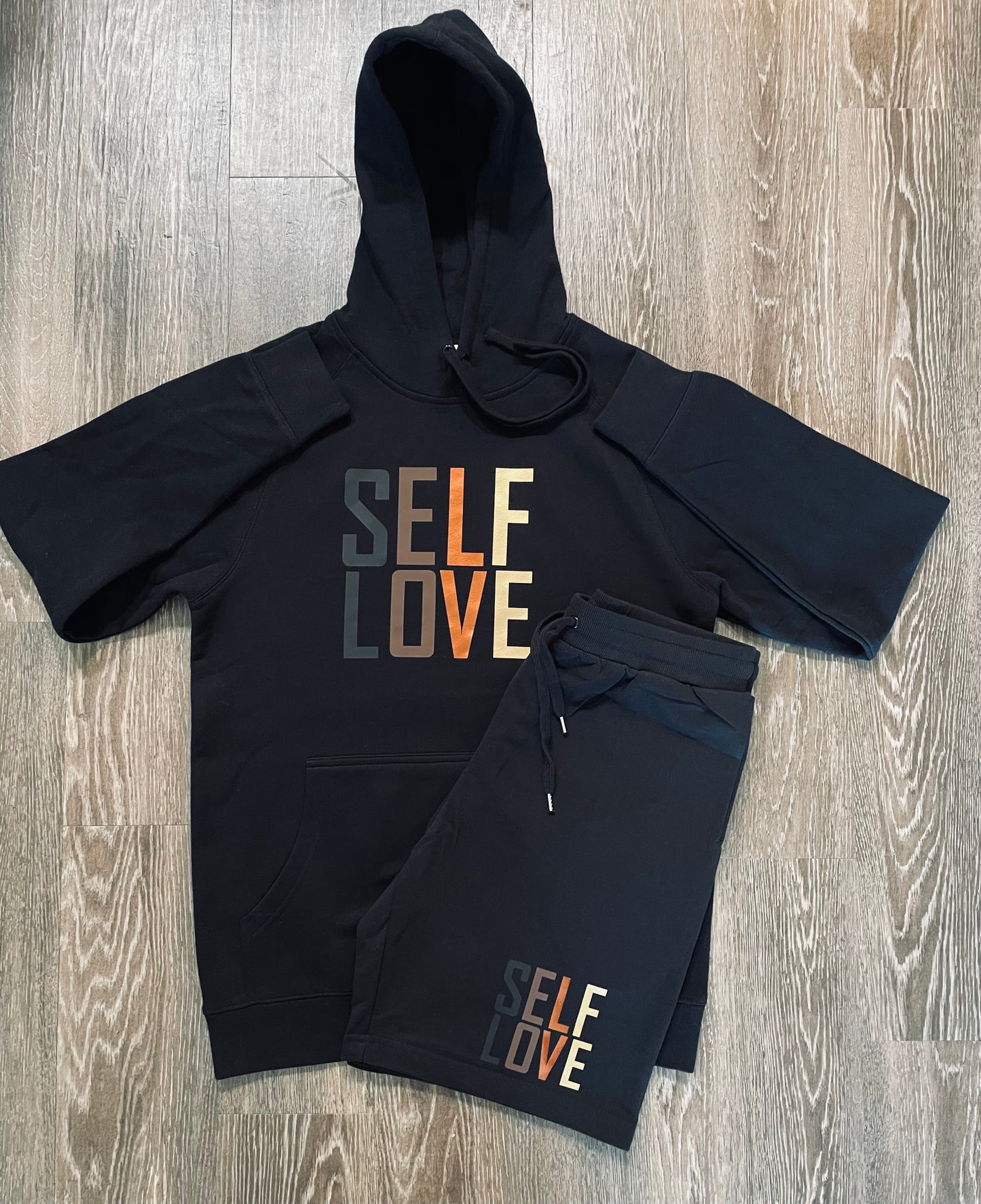 SELF LOVE 'CROWNED COLLECTION' SWEAT SHORTS