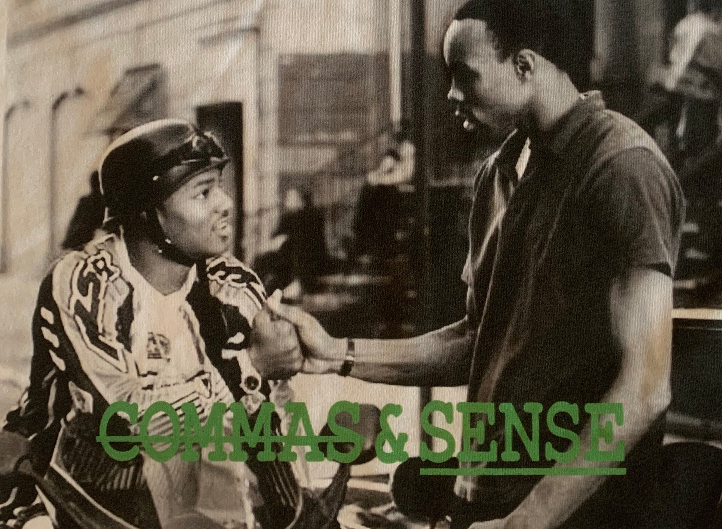 COMMAS & SENSE - CUSTOM 'PAID IN FULL' T-SHIRT