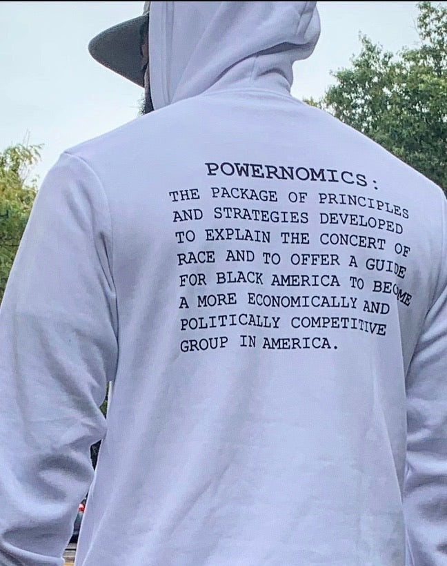 ERIK JERROD MERCH- POWERNOMICS HOODIE