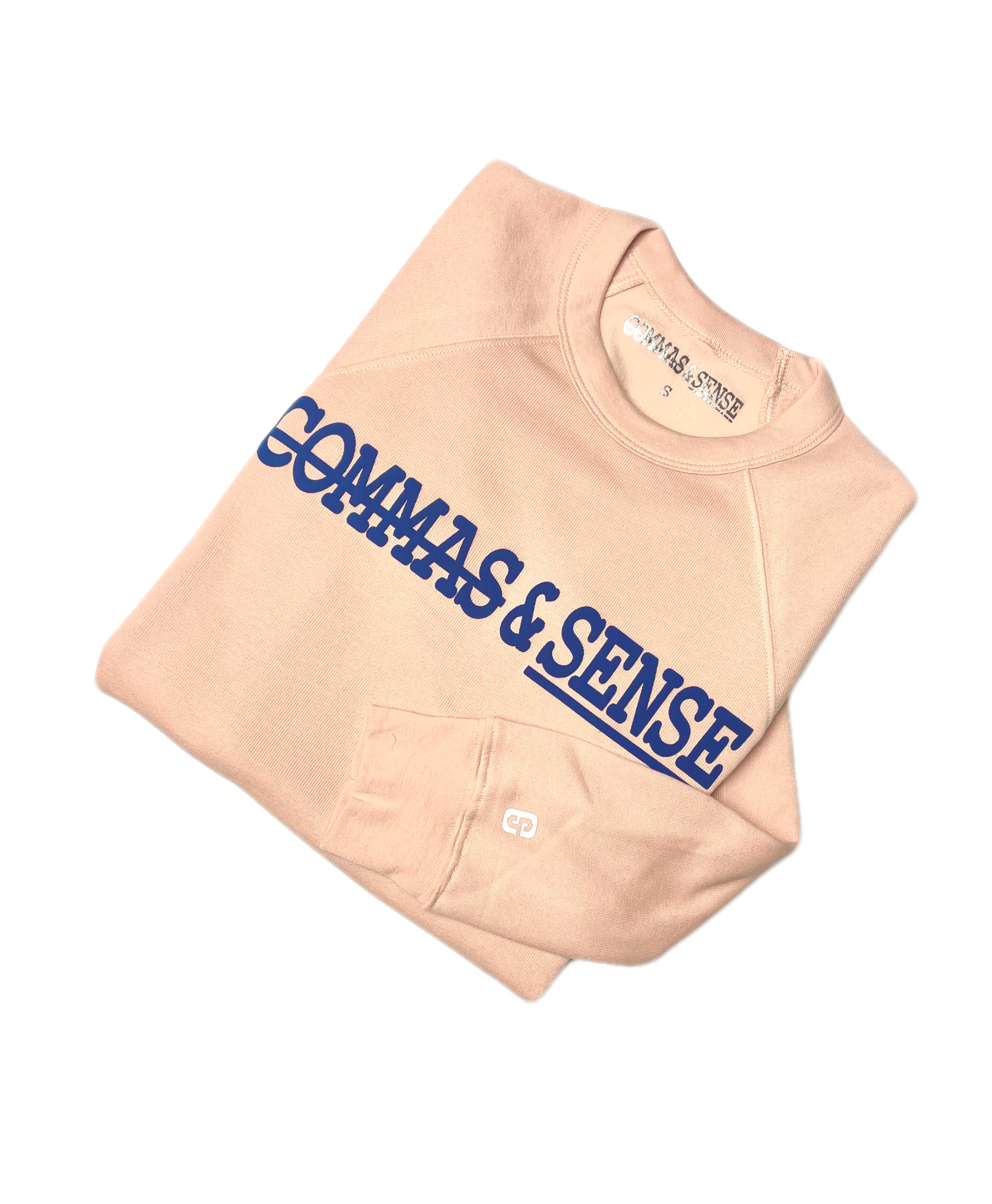 COMMAS & SENSE 3D LOGO CREWNECK SWEATSHIRT