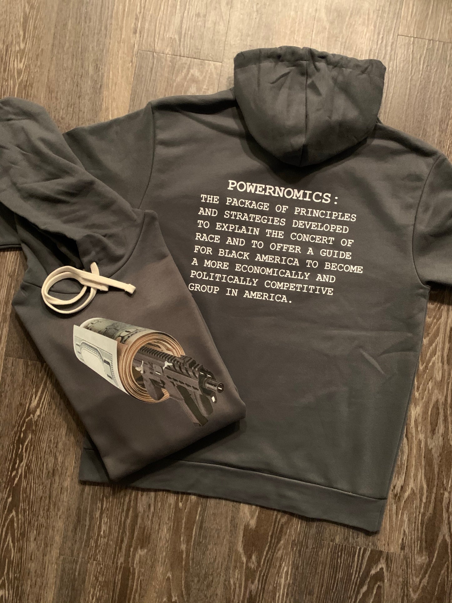ERIK JERROD MERCH- POWERNOMICS HOODIE