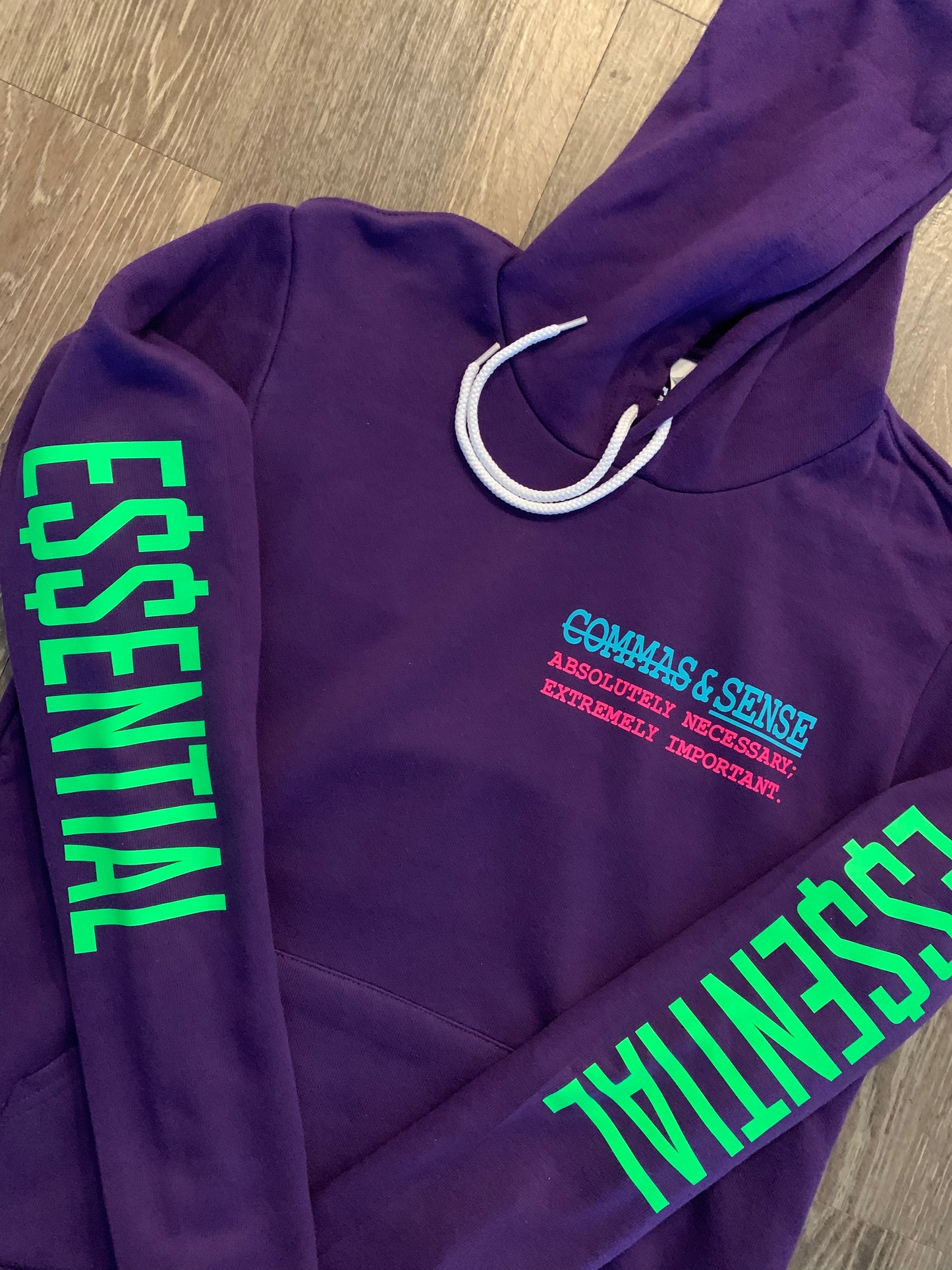COMMAS & SENSE E$$ENTIAL HOODIE (THE DEFINITION)