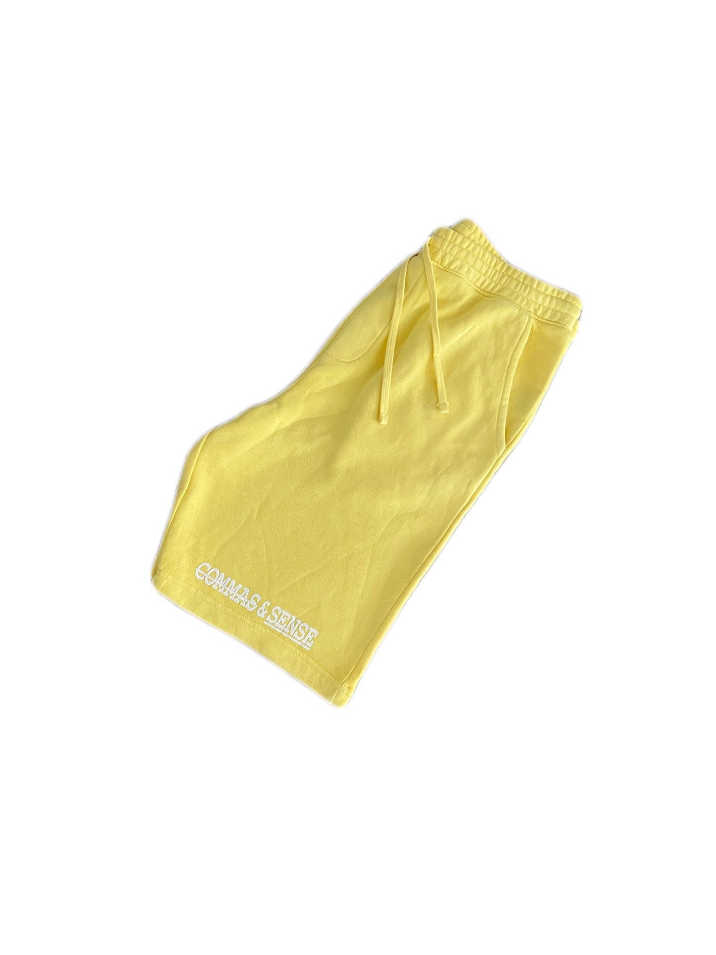 COMMAS & SENSE 3D LOGO SWEAT SHORTS