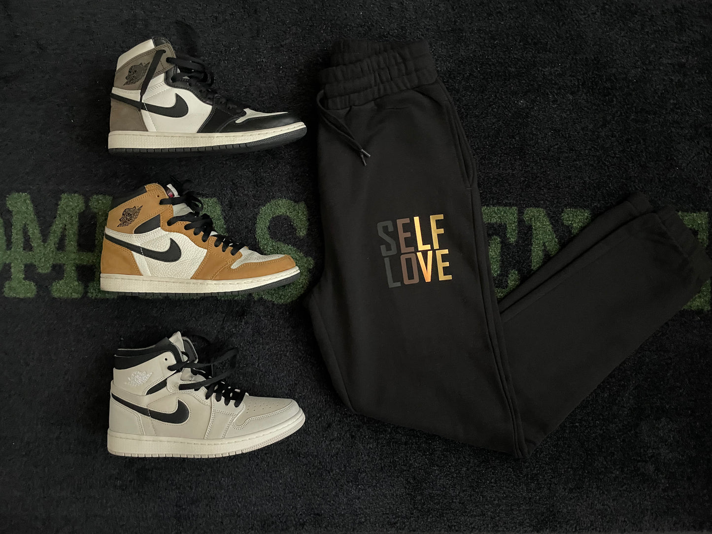 SELF LOVE 'CROWNED COLLECTION' SWEATPANTS