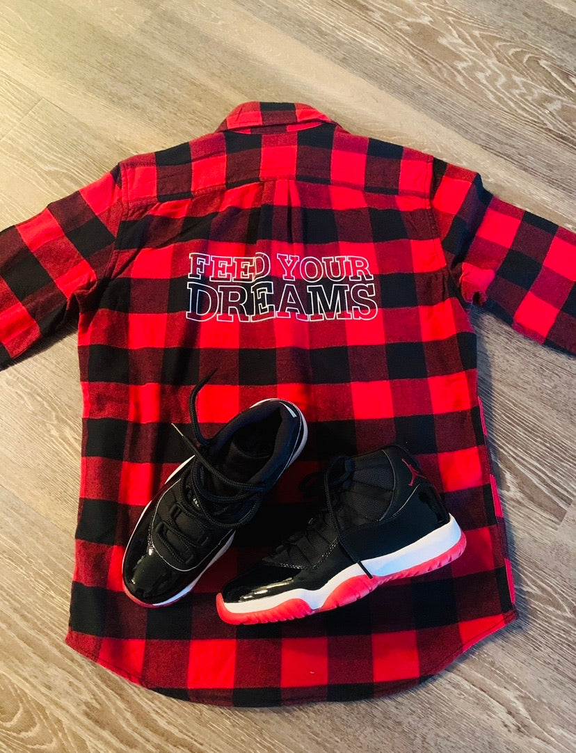 FEED YOUR DREAMS LUMBERJACK FLANNEL