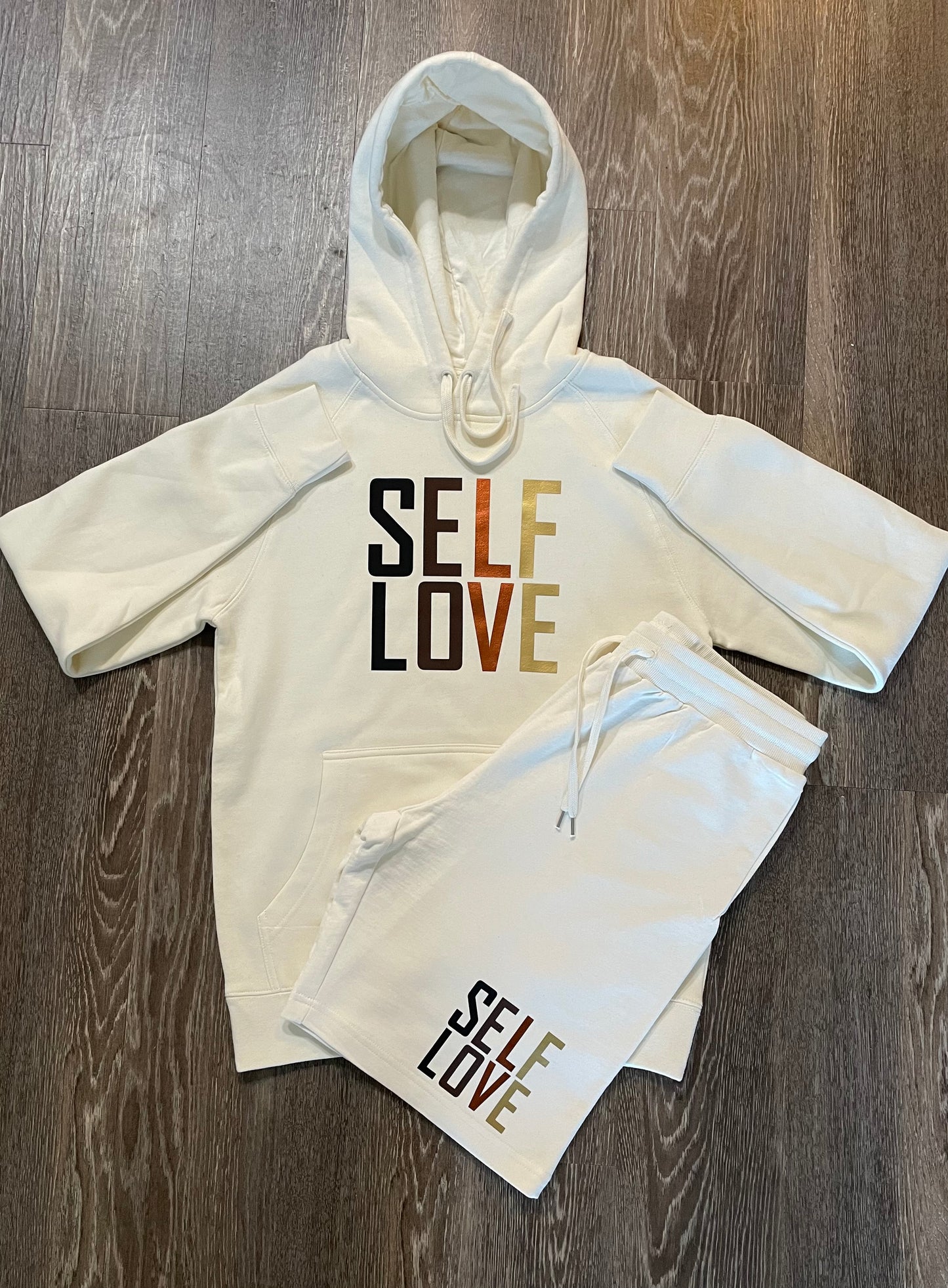 SELF LOVE 'CROWNED COLLECTION' SWEAT SHORTS