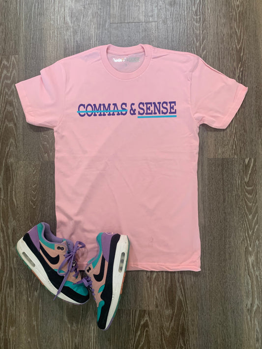 COMMAS & SENSE CUSTOM LOGO