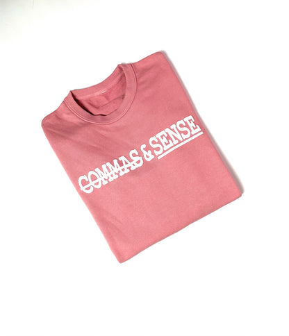 COMMAS & SENSE 3D LOGO CREWNECK SWEATSHIRT