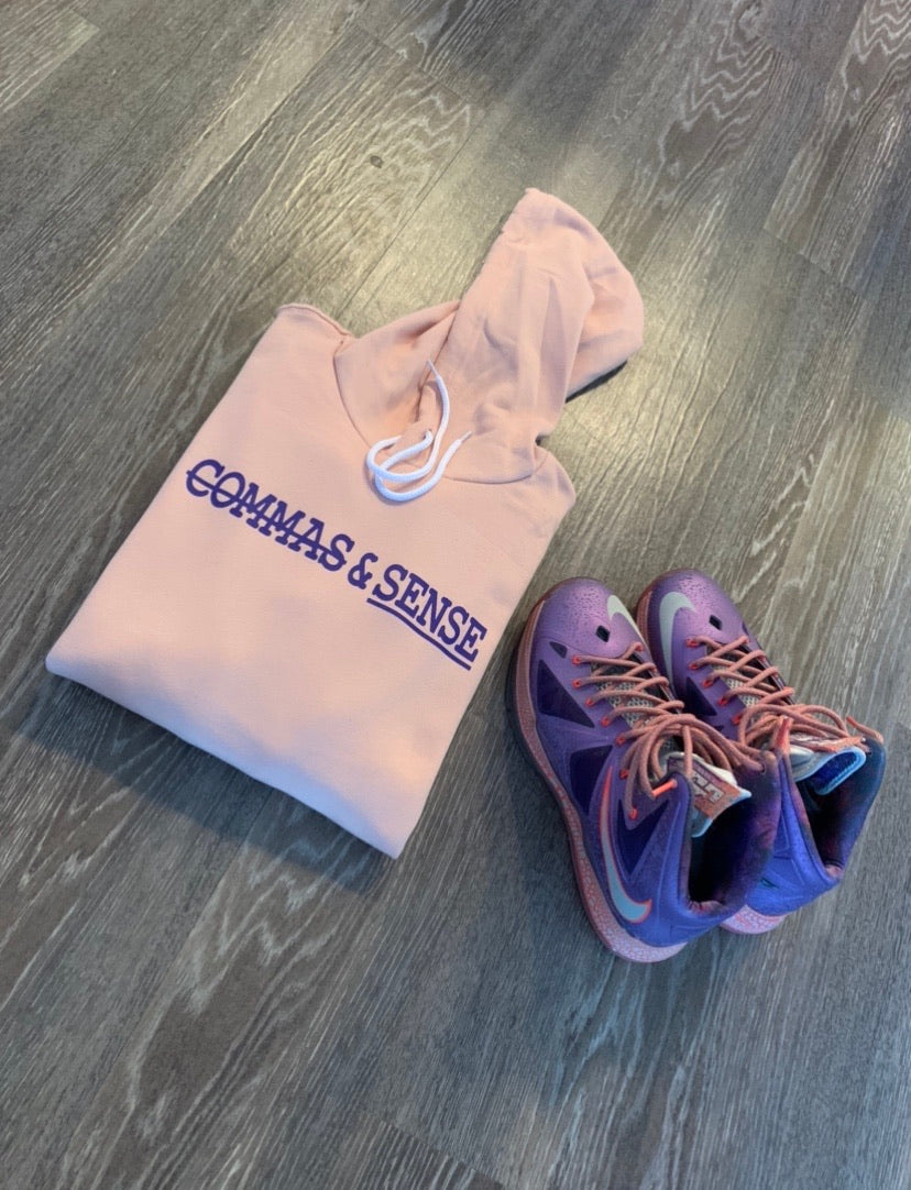 COMMAS & SENSE LOGO HOODIE