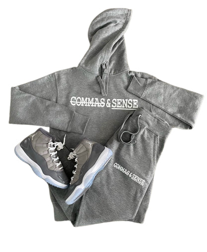 COMMAS & SENSE 3D LOGO HOODIE