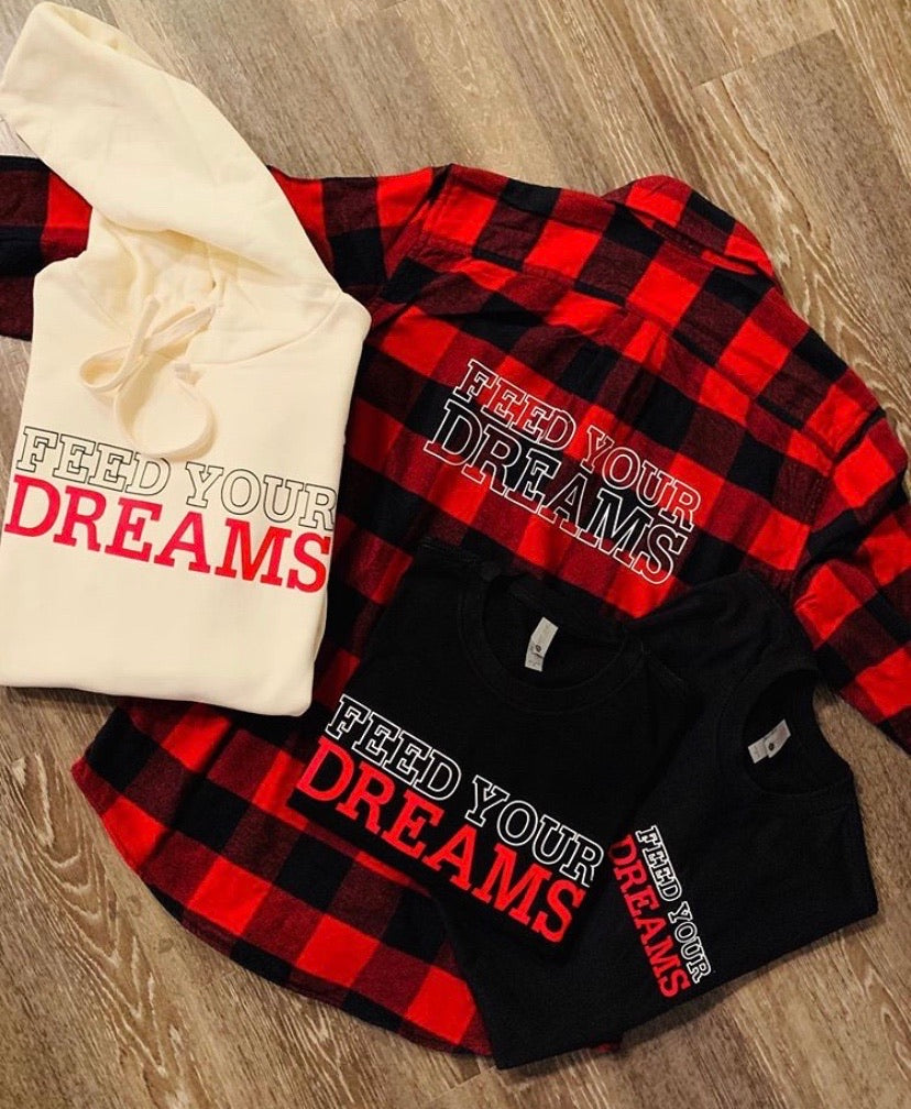 FEED YOUR DREAMS LUMBERJACK FLANNEL